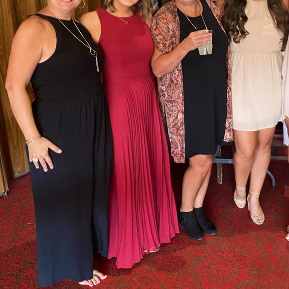 Azazie Bridesmaid Dress in Burgundy - Picture 6 of 6